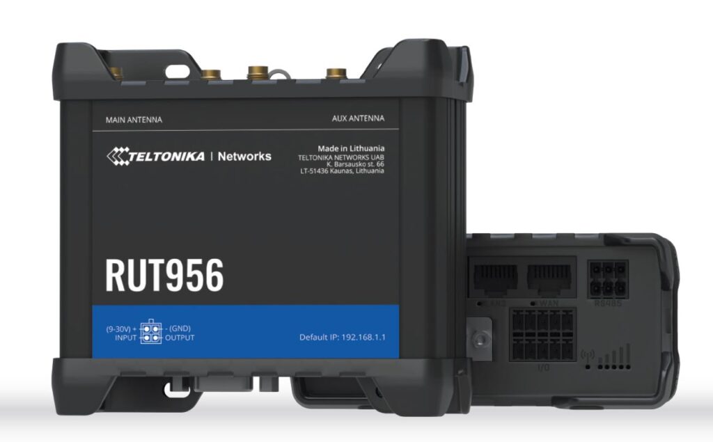 RUT956 Teltonika Industrial Cellular Router | UNITRONIC GmbH